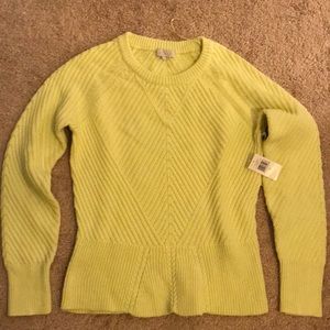 Lime Colored Sweater
